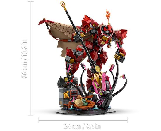 Конструктор LEGO NINJAGO Робот Вогняного Лицаря (71846), зображення 5 Конструктор LEGO NINJAGO Робот Вогняного Лицаря (71846), зображення 5