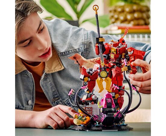 Конструктор LEGO NINJAGO Робот Вогняного Лицаря (71846), зображення 9 Конструктор LEGO NINJAGO Робот Вогняного Лицаря (71846), зображення 9