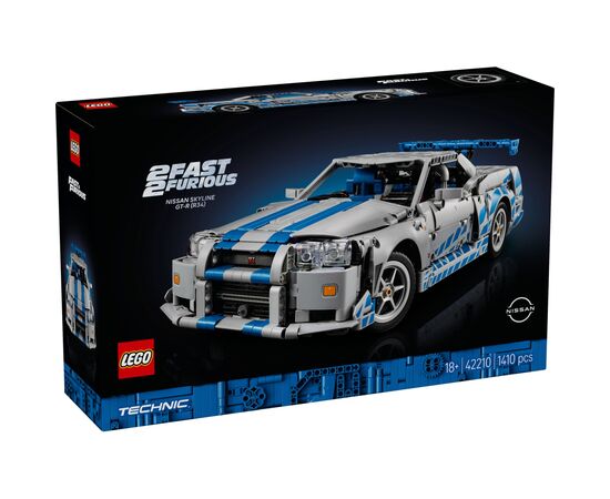 Конструктор LEGO Technic Двойной форсаж Автомобиль Nissan Skyline GT-R (42210)