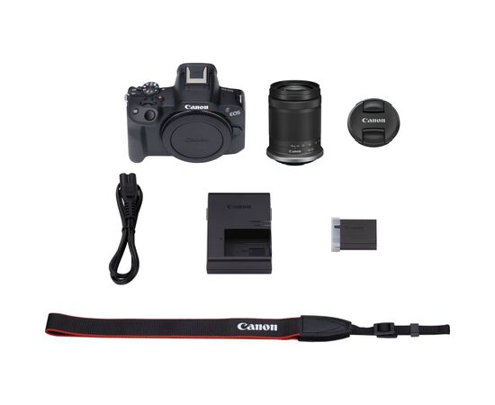Цифровой фотоаппарат Canon EOS R50 + RF-S 18-150 IS STM Black (5811C095), изображение 12 Цифровой фотоаппарат Canon EOS R50 + RF-S 18-150 IS STM Black (5811C095), изображение 12