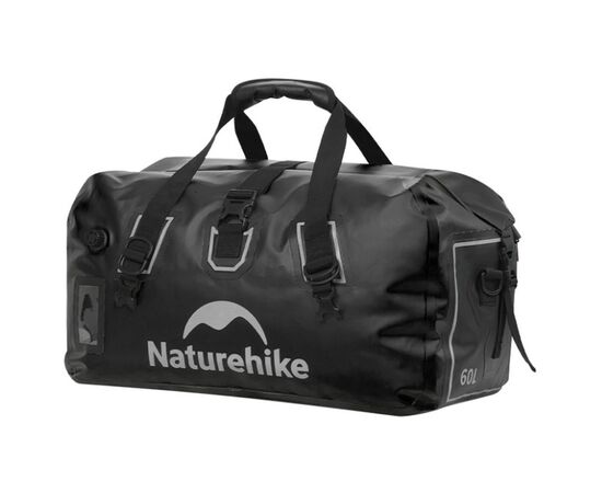 Сумка дорожная Naturehike Водонепроникна CNK2450XB015, 60 л, чорна (6975641883760)