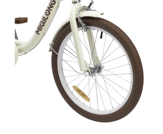 Детский велосипед Miqilong LS 20" бежевий (RBB-LS20-BEIGE), изображение 9 Детский велосипед Miqilong LS 20" бежевий (RBB-LS20-BEIGE), изображение 9