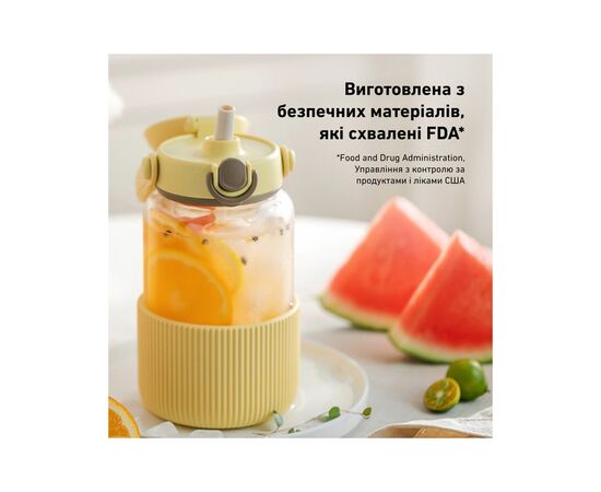 Бутылка для воды Buydeem DG78 800 мл Mellow Yellow (DG78-MY), изображение 4 Бутылка для воды Buydeem DG78 800 мл Mellow Yellow (DG78-MY), изображение 4
