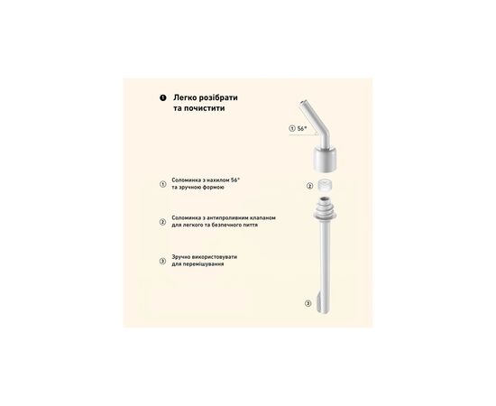 Бутылка для воды Buydeem CD1017 500 мл Oats White (CD1017-OW), изображение 4 Бутылка для воды Buydeem CD1017 500 мл Oats White (CD1017-OW), изображение 4