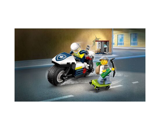 Конструктор LEGO City Преследование на полицейском мотоцикле (60455), изображение 10 Конструктор LEGO City Преследование на полицейском мотоцикле (60455), изображение 10
