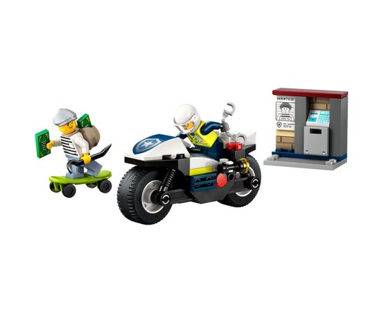 Конструктор LEGO City Преследование на полицейском мотоцикле (60455), изображение 2 Конструктор LEGO City Преследование на полицейском мотоцикле (60455), изображение 2