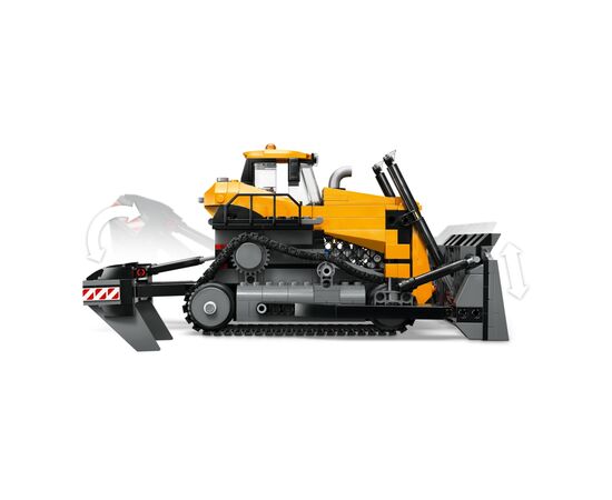 Конструктор LEGO City Желтый бульдозер (60466), изображение 5 Конструктор LEGO City Желтый бульдозер (60466), изображение 5