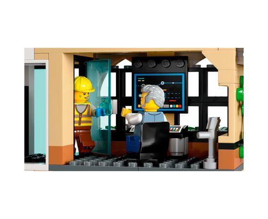 Конструктор LEGO City Центральный железнодорожный вокзал (60469), изображение 7 Конструктор LEGO City Центральный железнодорожный вокзал (60469), изображение 7