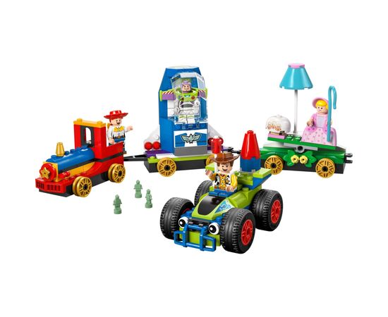 Конструктор LEGO Disney и Pixar Празднование из Истории игрушек: поезд и авто для гонок (43264), изображение 2 Конструктор LEGO Disney и Pixar Празднование из Истории игрушек: поезд и авто для гонок (43264), изображение 2