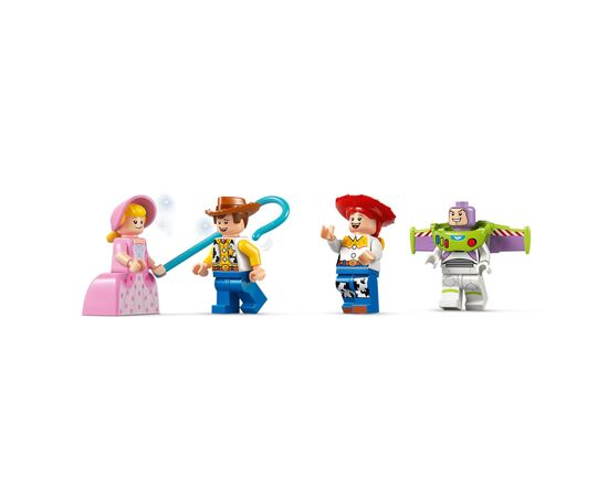Конструктор LEGO Disney и Pixar Празднование из Истории игрушек: поезд и авто для гонок (43264), изображение 3 Конструктор LEGO Disney и Pixar Празднование из Истории игрушек: поезд и авто для гонок (43264), изображение 3