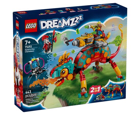 Конструктор LEGO DREAMZzz Вогняний хамелеон Матео (71492)