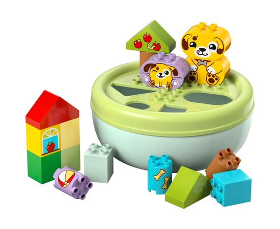 Конструктор LEGO DUPLO My First Сортировщик фигур: дом для щенков: дом для щенков (10441), изображение 2 Конструктор LEGO DUPLO My First Сортировщик фигур: дом для щенков: дом для щенков (10441), изображение 2