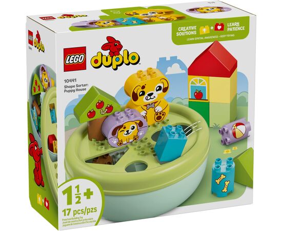 Конструктор LEGO DUPLO My First Сортувальник фігур: будинок для цуценят (10441)