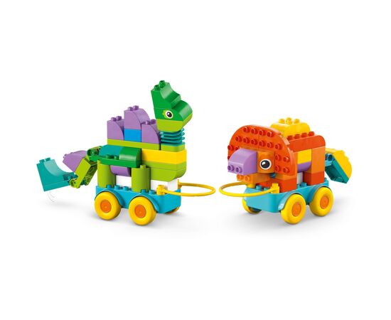 Конструктор LEGO DUPLO Динозаври на колесах 3 в 1 (10451), зображення 5 Конструктор LEGO DUPLO Динозаври на колесах 3 в 1 (10451), зображення 5