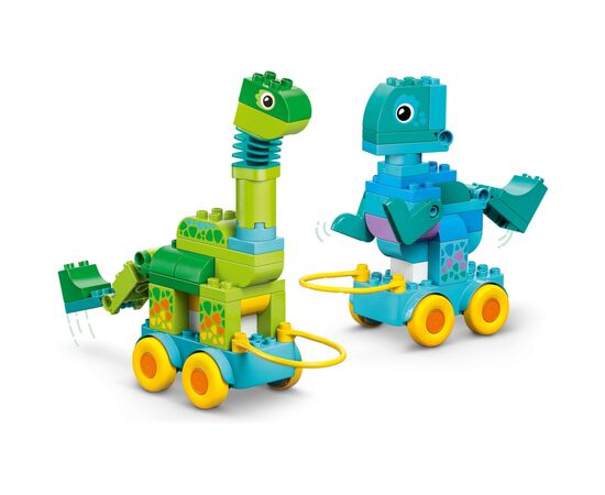 Конструктор LEGO DUPLO Динозаври на колесах 3 в 1 (10451), зображення 6 Конструктор LEGO DUPLO Динозаври на колесах 3 в 1 (10451), зображення 6