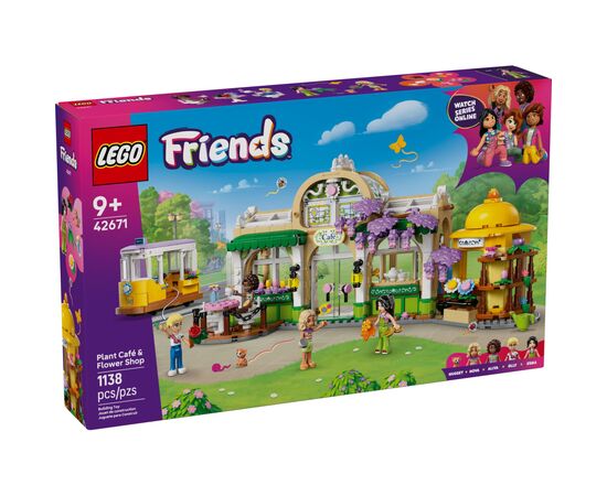 Конструктор LEGO Friends Кофейня с растениями и цветочный магазин и кофейня с растениями (42671)
