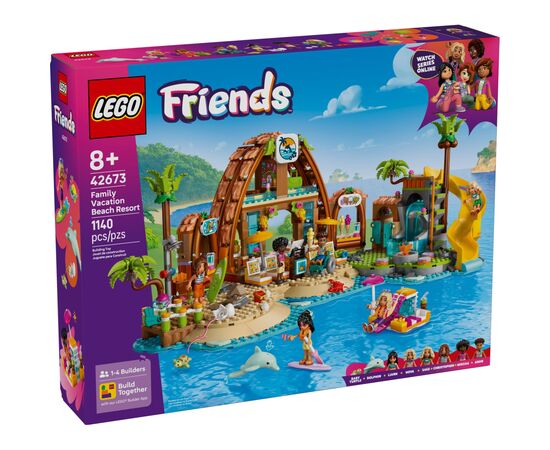 Конструктор LEGO Friends Пляжный курорт для семейного отдыха (42673)