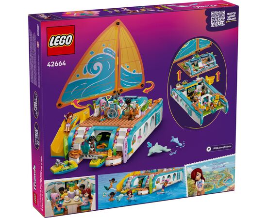 Конструктор LEGO Friends Приключения на туристической лодке (42664), изображение 11 Конструктор LEGO Friends Приключения на туристической лодке (42664), изображение 11