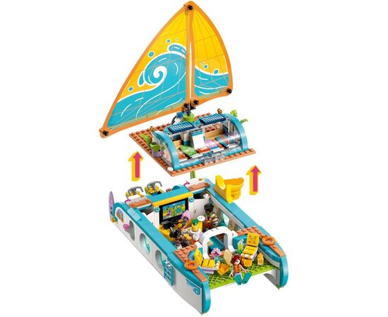 Конструктор LEGO Friends Приключения на туристической лодке (42664), изображение 5 Конструктор LEGO Friends Приключения на туристической лодке (42664), изображение 5