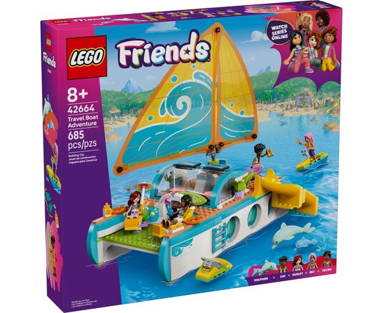 Конструктор LEGO Friends Приключения на туристической лодке (42664)