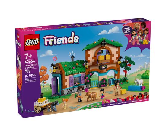 Конструктор LEGO Friends Ранчо и конюшня пони (42654)