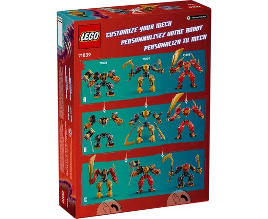 Конструктор LEGO NINJAGO Бойовий робот Арін Спін-джитсу (71839), зображення 7 Конструктор LEGO NINJAGO Бойовий робот Арін Спін-джитсу (71839), зображення 7