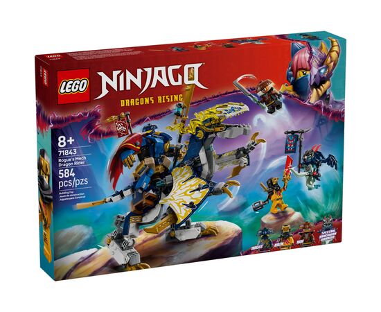 Конструктор LEGO NINJAGO Розбійник: Робот-вершник на драконі (71843)