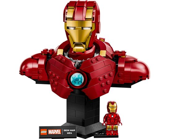 Конструктор LEGO Marvel Погруддя Залізної Людини MK4 (76327), зображення 2 Конструктор LEGO Marvel Погруддя Залізної Людини MK4 (76327), зображення 2