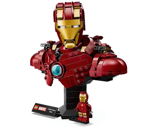 Конструктор LEGO Marvel Погруддя Залізної Людини MK4 (76327), зображення 4 Конструктор LEGO Marvel Погруддя Залізної Людини MK4 (76327), зображення 4