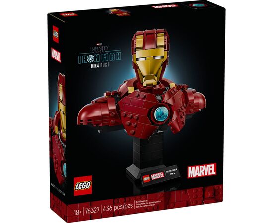 Конструктор LEGO Marvel Бюст Железного Человека MK4 (76327)