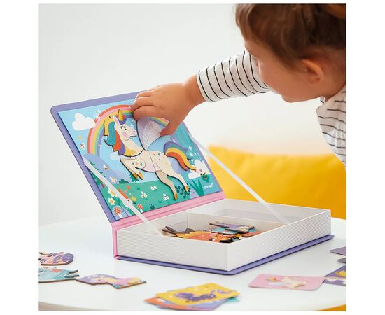 Розвиваюча іграшка Janod Магнітна книга Єдиноріжки (J02584), зображення 3