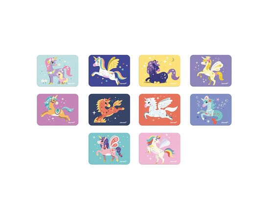 Розвиваюча іграшка Janod Магнітна книга Єдиноріжки (J02584), зображення 6