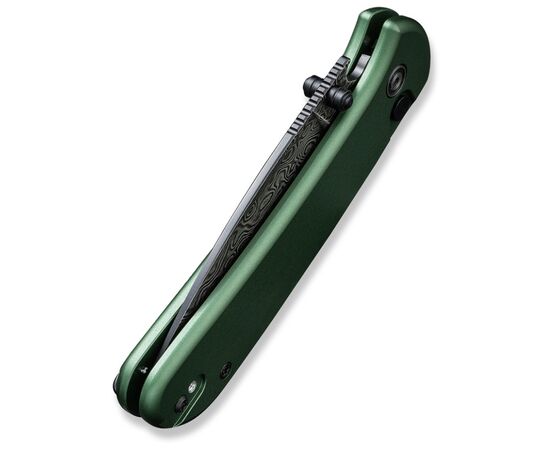Нож Civivi Qubit, Green Aluminum, Damascus (C22030E-DS1), изображение 8 Нож Civivi Qubit, Green Aluminum, Damascus (C22030E-DS1), изображение 8