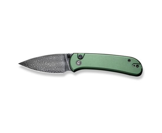 Нож Civivi Qubit, Green Aluminum, Damascus (C22030E-DS1)