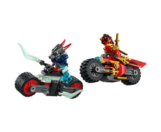 Конструктор LEGO NINJAGO Швидкісна гонка Кая на мотоциклі (71838), зображення 2