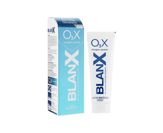 Зубная паста BlanX O3X Oxygen Power 75 мл (8017331065891), изображение 2 Зубная паста BlanX O3X Oxygen Power 75 мл (8017331065891), изображение 2