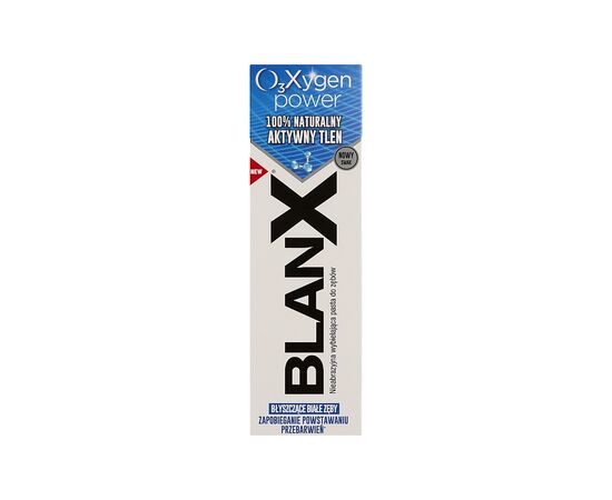 Зубная паста BlanX O3X Oxygen Power 75 мл (8017331065891), изображение 4 Зубная паста BlanX O3X Oxygen Power 75 мл (8017331065891), изображение 4