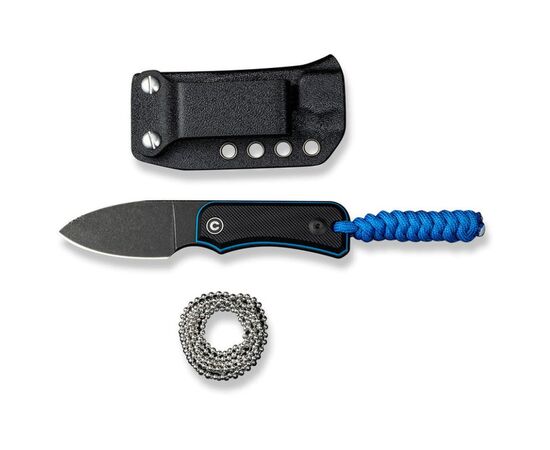 Ніж Civivi Baby Banter Fixed Blade, Black G10, Darkwash (C23045-1)