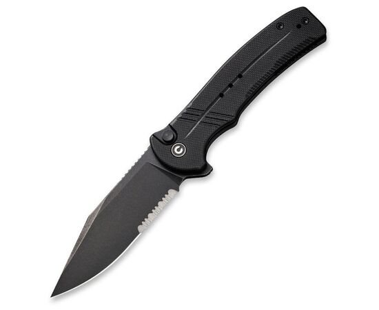 Нож Civivi Cogent Serrated, Black G10, Darkwash (C20038E-1), изображение 2 Нож Civivi Cogent Serrated, Black G10, Darkwash (C20038E-1), изображение 2