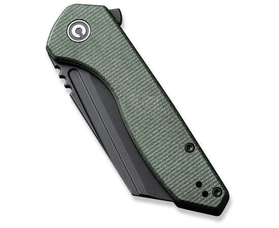 Ніж Civivi ExOne, Green Micarta, Darkwash (C23036-3), зображення 6 Ніж Civivi ExOne, Green Micarta, Darkwash (C23036-3), зображення 6