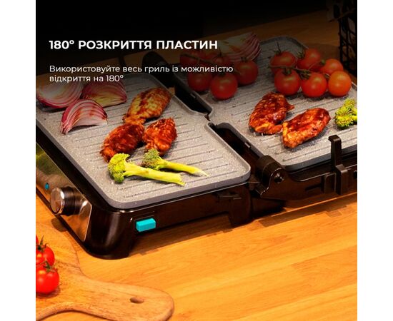 Электрогриль Cecotec Rock'nGrill 1500 Take&Clean (CCTC-02994), изображение 11 Электрогриль Cecotec Rock'nGrill 1500 Take&Clean (CCTC-02994), изображение 11