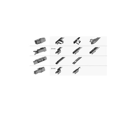 Щетка стеклоочистителя Bosch 3 397 006 952, изображение 4 Щетка стеклоочистителя Bosch 3 397 006 952, изображение 4