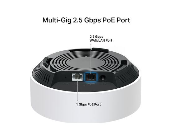 Точка доступа Wi-Fi TP-Link DECO-X50-POE-2-PACK, изображение 6 Точка доступа Wi-Fi TP-Link DECO-X50-POE-2-PACK, изображение 6