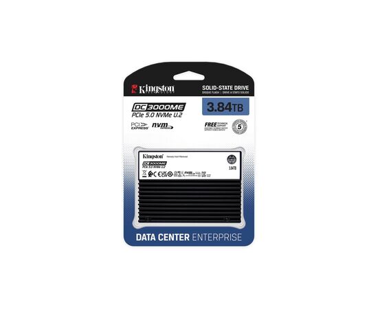 Накопитель SSD U.2 2.5" 3.84TB Kingston (SEDC3000ME/3T8), изображение 4 Накопитель SSD U.2 2.5" 3.84TB Kingston (SEDC3000ME/3T8), изображение 4