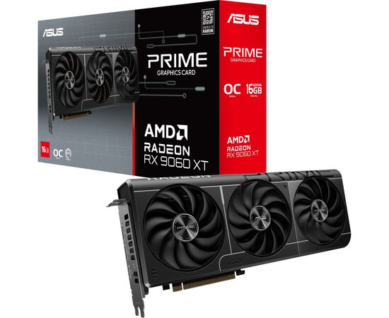 Відеокарта ASUS Radeon RX 9060 XT 16Gb PRIME OC (PRIME-RX9060XT-O16G), зображення 11