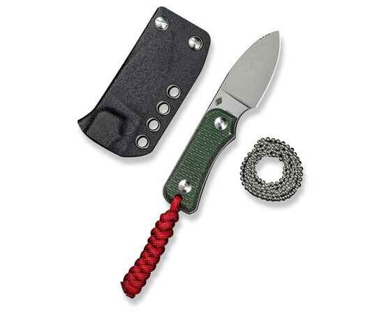Нож Civivi Baby Banter Fixed Blade, Green Micarta, Satin (C23045-2), изображение 3 Нож Civivi Baby Banter Fixed Blade, Green Micarta, Satin (C23045-2), изображение 3