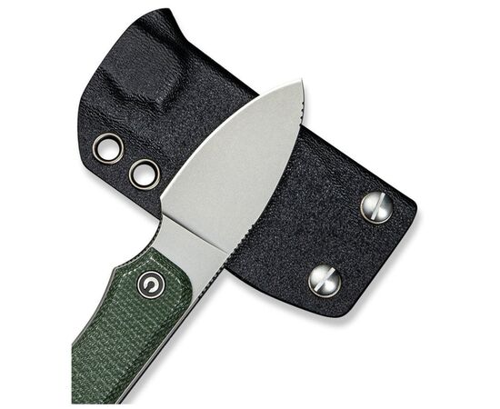Нож Civivi Baby Banter Fixed Blade, Green Micarta, Satin (C23045-2), изображение 8 Нож Civivi Baby Banter Fixed Blade, Green Micarta, Satin (C23045-2), изображение 8