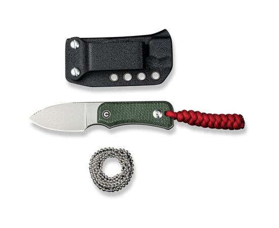 Нож Civivi Baby Banter Fixed Blade, Green Micarta, Satin (C23045-2)