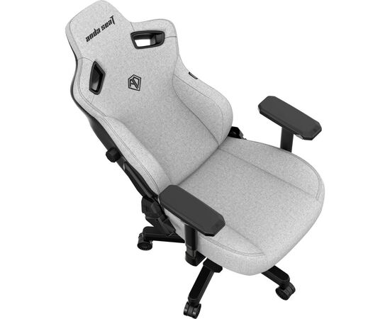Кресло игровое Anda Seat Kaiser 3 Grey Fabric Size XL (AD12YDC-XL-01-G-PV/F), изображение 11 Кресло игровое Anda Seat Kaiser 3 Grey Fabric Size XL (AD12YDC-XL-01-G-PV/F), изображение 11