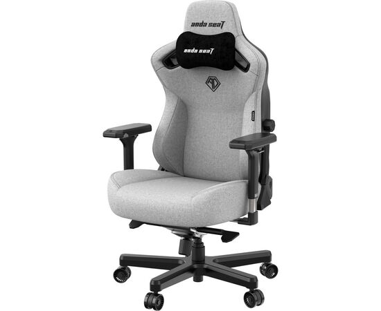 Кресло игровое Anda Seat Kaiser 3 Grey Fabric Size XL (AD12YDC-XL-01-G-PV/F), изображение 2 Кресло игровое Anda Seat Kaiser 3 Grey Fabric Size XL (AD12YDC-XL-01-G-PV/F), изображение 2